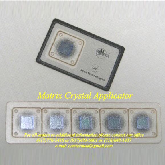 Matrix Holographic Crystal Applicators